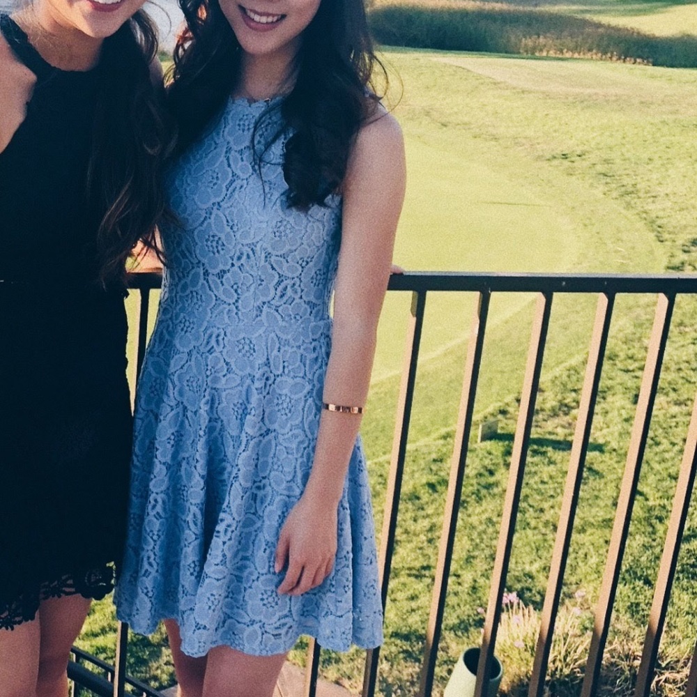 Periwinkle lace dress